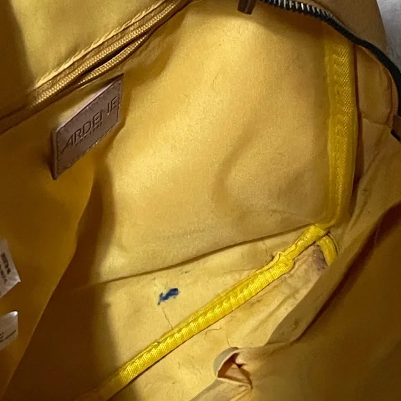 Yellow mini backpack - Picture 2 of 2